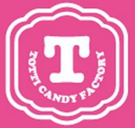 T TOTTI CANDY FACTORY logo