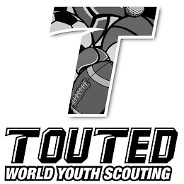 T TOUTED WORLD YOUTH SCOUTING logo