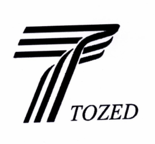 T TOZED logo