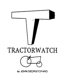 T TRACTORWATCH BY JOHN DECRISTOFARO logo