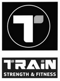 T TRAIN STRENGTH & FITNESS logo