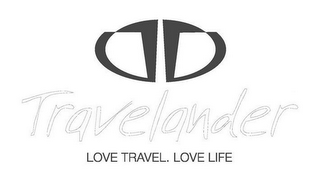 T TRAVELANDER LOVE TRAVEL. LOVE LIFE logo