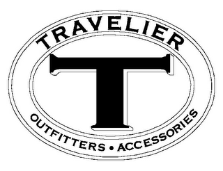 T TRAVELIER OUTFITTERS · ACCESSORIES logo