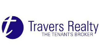 T TRAVERS REALTY THE TENANT'S BROKER logo