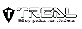 T TREAL RC UPGRADES MANUFACTURER logo
