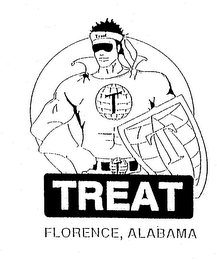 T TREAT FLORENCE, ALABAMA logo