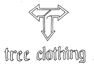 T TREE CLOTHING logo
