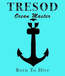 T TRESOD OCEAN MASTER BORN TO DIVE logo