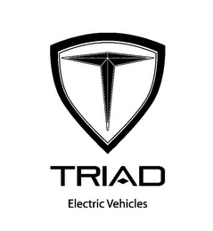T TRIAD ELECTRIC VEHICLES logo