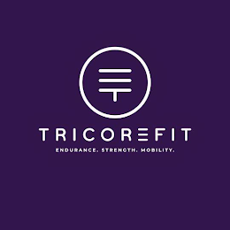 T TRICOREFIT ENDURANCE. STRENGTH. MOBILITY. logo