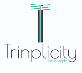T TRINPLICITY LIFE IS SIMPLE logo