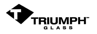 T TRIUMPH GLASS logo