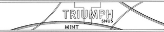 T TRIUMPH SNUS MINT logo
