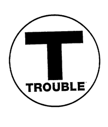 T TROUBLE logo