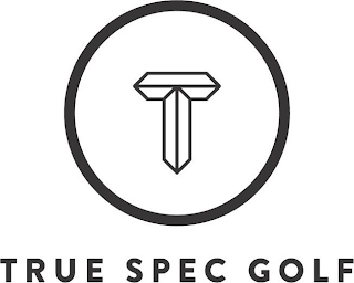 T TRUE SPEC GOLF logo