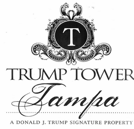 T TRUMP TOWER TAMPA A DONALD J. TRUMP SIGNATURE PROPERTY logo