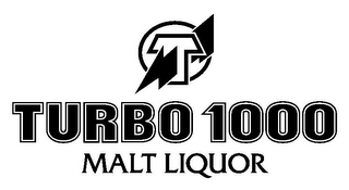 T TURBO 1000 MALT LIQUOR logo
