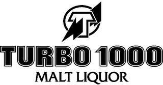 T TURBO 1000 MALT LIQUOR logo