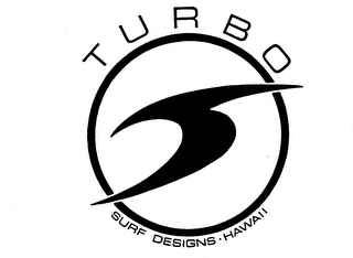 T TURBO SURF DESIGNS-HAWAII logo