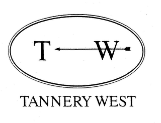 T W TANNERY WEST logo