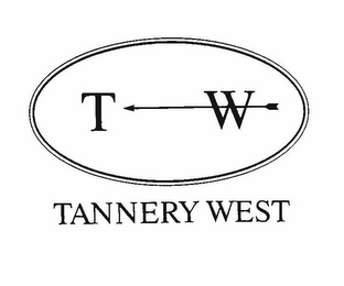 T W TANNERY WEST logo