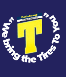 T "WE BRING THE TIRES TO YOU" THETIRENETWORK.COM "WE BRING THE TIRES TO YOU" logo