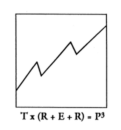 T X (R + E + R) = P3 logo