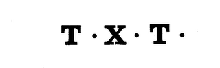 T-X-T- logo