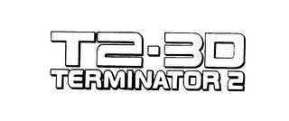 T2-3D TERMINATOR 2 logo