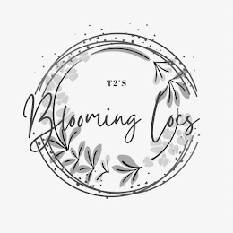 T2'S BLOOMING LOCS logo