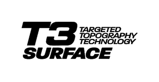 T3 SURFACE TARGETED TOPOGRAPHY TECHNOLOGY logo