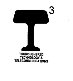 T3 THOROUGHBRED TECHNOLOGY & TELECOMMUNICATIONS logo