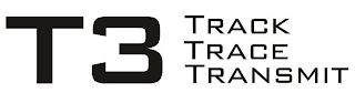 T3 TRACK TRACE TRANSMIT logo