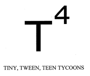 T4 TINY, TWEEN, TEEN TYCOONS logo