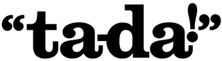 "TA-DA!" logo