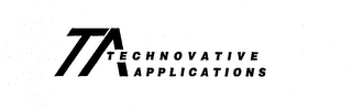 TA TECHNOVATIVE APPLICATIONS logo