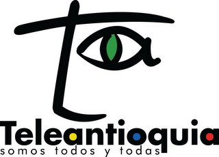 TA TELEANTIOQUIA SOMOS TODOS Y TODAS logo