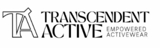 TA TRANSCENDENT ACTIVE EMPOWERED ACTIVEWEAR logo