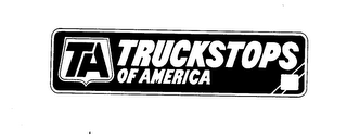 TA TRUCKSTOPS OF AMERICA logo