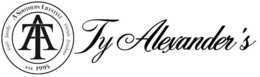 TA TY ALEXANDER'S A SOUTHERN LIFESTYLE FAITH FAMILY FRIENDS FREEDOM EST. 1995 logo