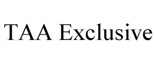 TAA EXCLUSIVE logo