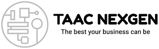TAAC NEXGEN THE BEST YOUR BUSINESS CAN BE logo
