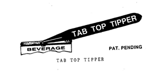 TAB TOP TIPPER BEVERAGE PAT. PENDING logo