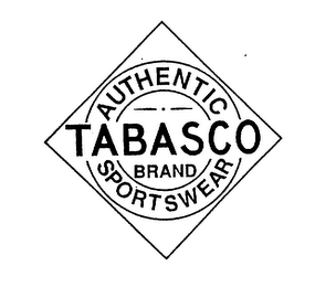 TABASCO BRAND AUTHENTIC SPORTSWEAR logo