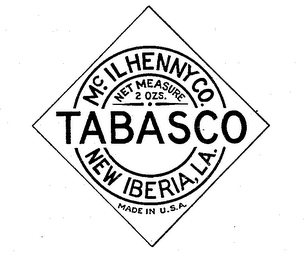 TABASCO MCILHENNY CO. NEW IBERIA, LA. logo