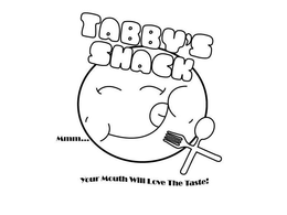 TABBY'S SHACK MMM... YOUR MOUTH WILL LOVE THE TASTE! logo