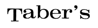 TABER'S logo