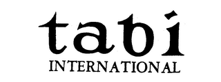 TABI INTERNATIONAL logo
