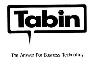 TABIN THE ANSWER FOR BUSINESS TECHNOLOGY logo