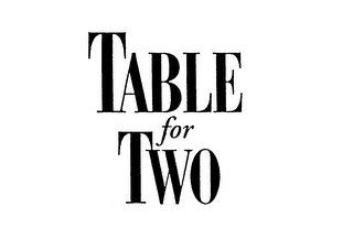TABLE FOR TWO logo
